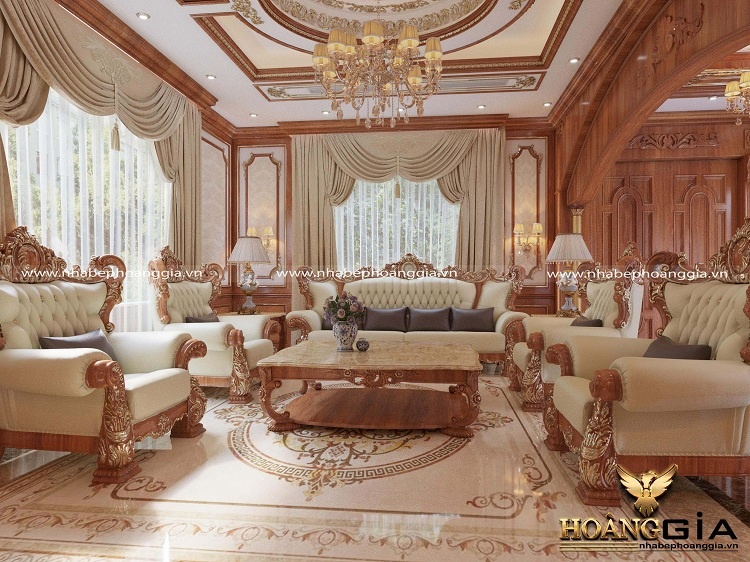 lựa chọn rèm trong nội thất tân cổ điển