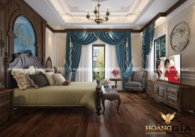 lựa chọn rèm trong nội thất tân cổ điển