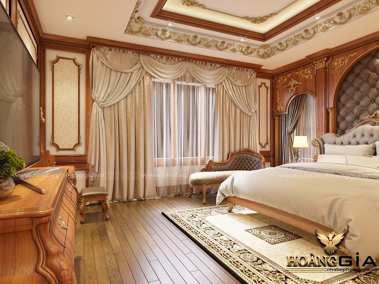 lựa chọn rèm trong nội thất tân cổ điển