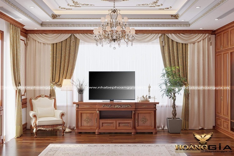 lựa chọn rèm trong nội thất tân cổ điển