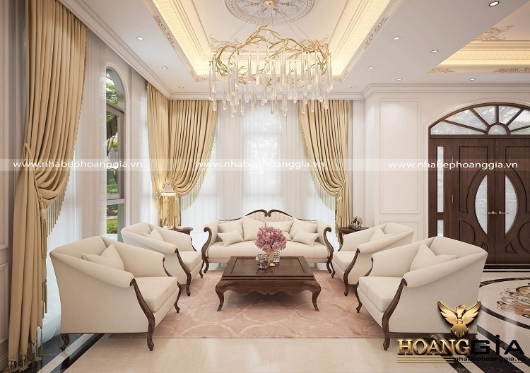 thiết kế nội thất tân cổ điển Châu Âu