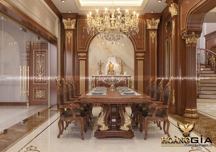 thiết kế nội thất biệt thự tân cổ điển