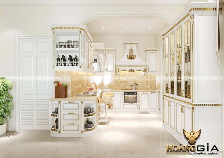 tủ bếp 2 tầng đẹp nhất 2022