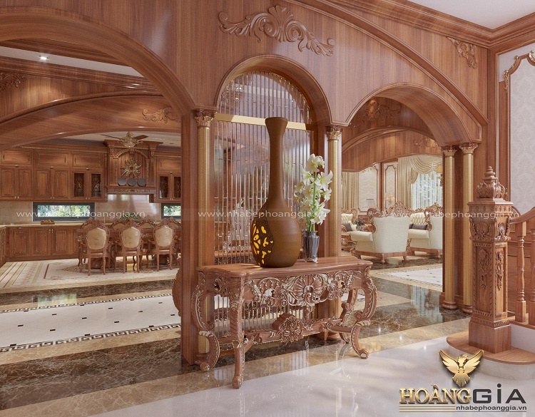 kệ trang trí tân cổ điển