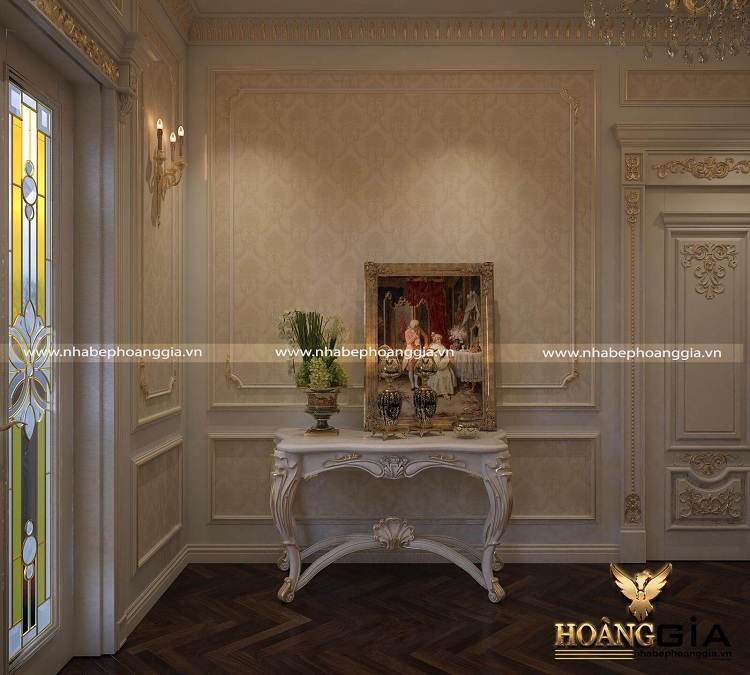 kệ trang trí tân cổ điển