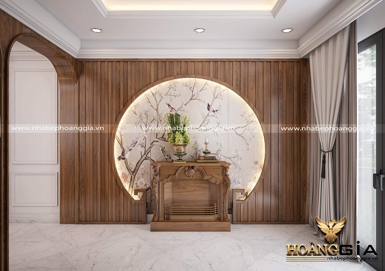 kệ trang trí tân cổ điển