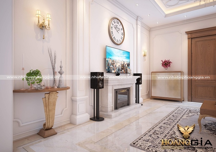 kệ trang trí tân cổ điển