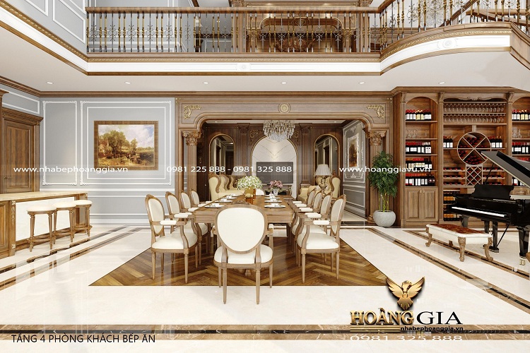 mẫu bàn ăn gỗ gõ đỏ 10 ghế