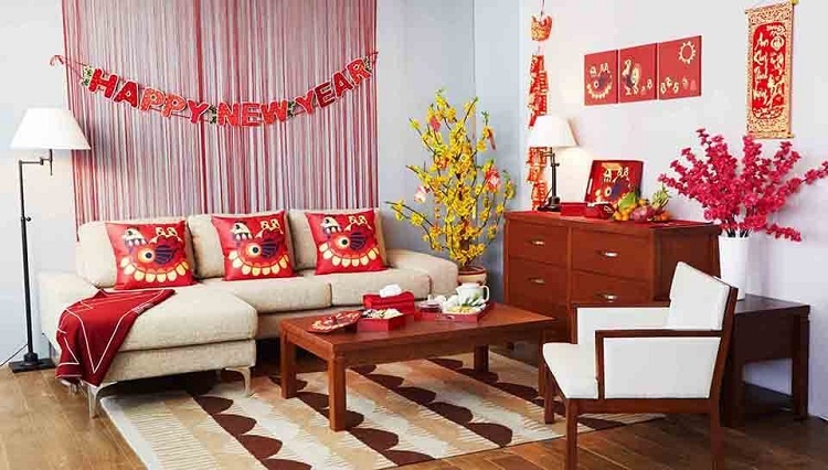 cách trang trí nhà đón tết 2021