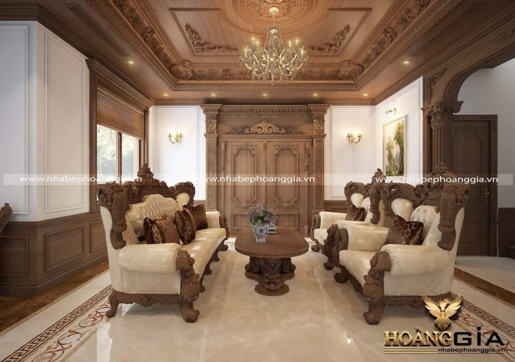 thiết kế thi công nội thất biệt thự tân cổ điển