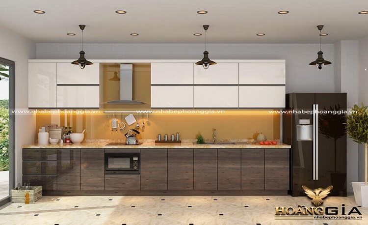 mẫu tủ bếp gỗ An Cường đẹp