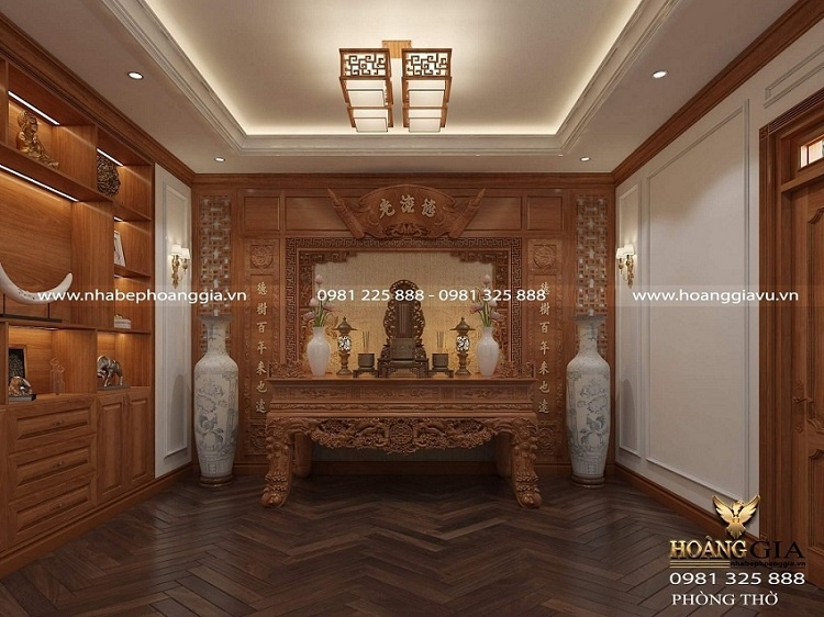 nguyên tắc thiết kế phòng thờ