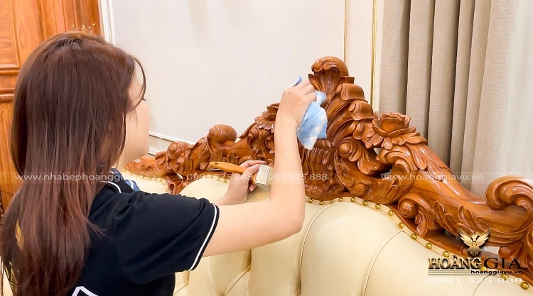 cách vệ sinh sofa da