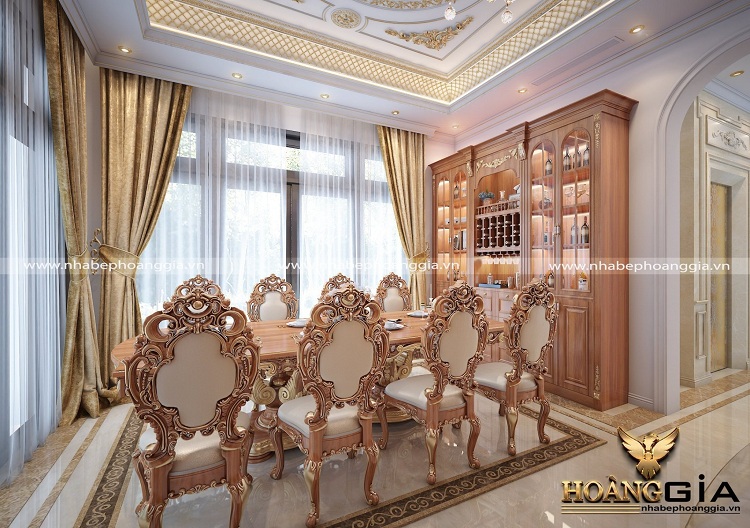 thiết kế nội thất tân cổ điển nhà biệt thự