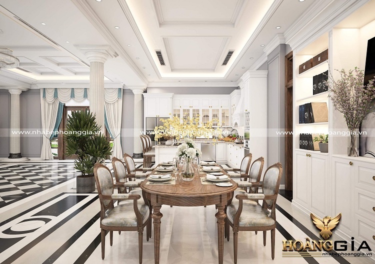 mẫu bộ bàn ăn 6 ghế đẹp