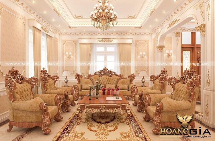 thiết kế phòng khách 50m2