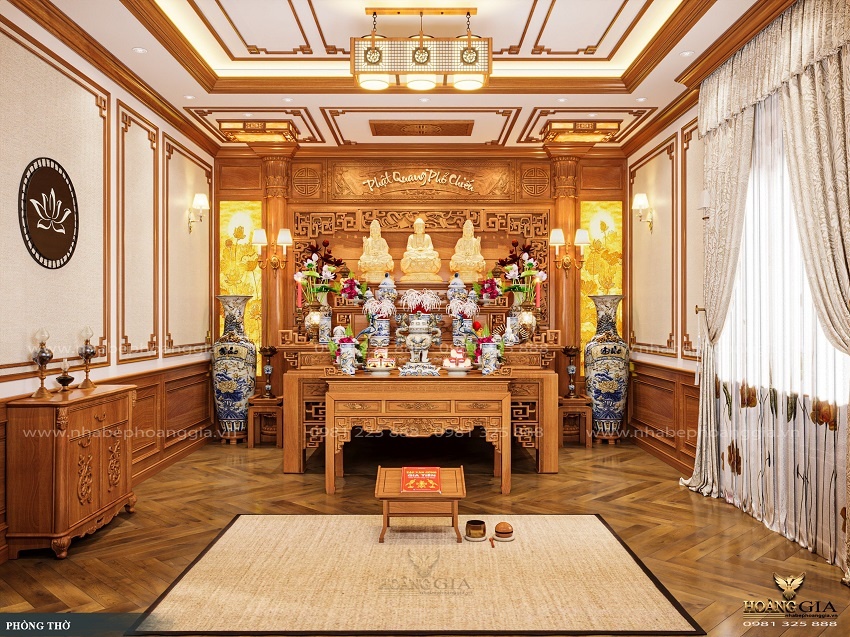 Lựa chọn mẫu bàn thờ Tam Thế Phật phù hợp