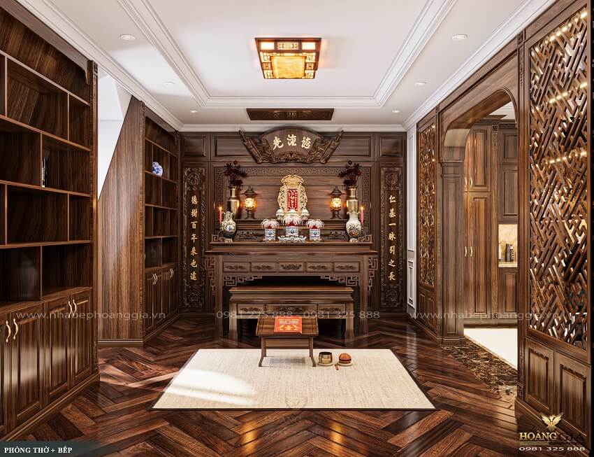 Lựa chọn vị trí phòng thờ gia tiên thích hợp Lựa chọn vị trí phòng thờ gia tiên thích hợp