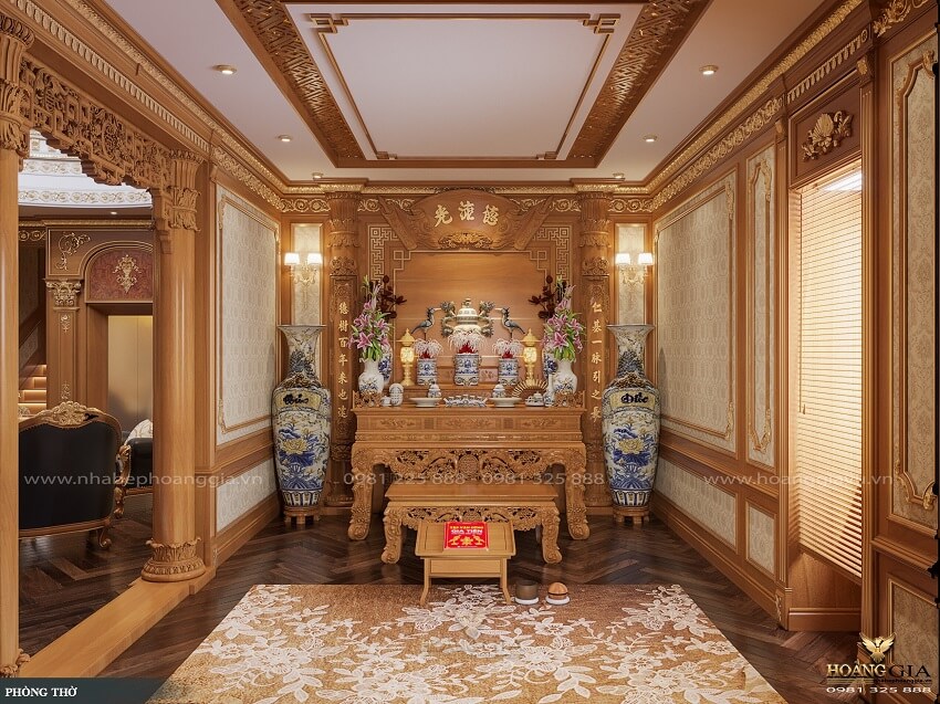 Tiến hành thiết kế nội thất phòng thờ gia tiên Tiến hành thiết kế nội thất phòng thờ gia tiên