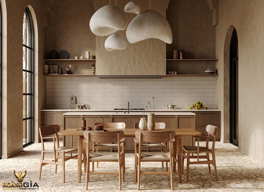 Chất liệu nội thất Japandi