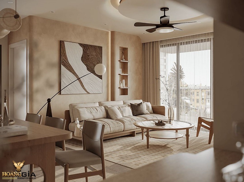 Bảng màu nội thất phong cách Japandi