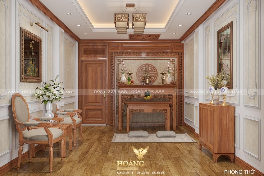 Chất liệu làm bàn thờ 4 chân đơn giản