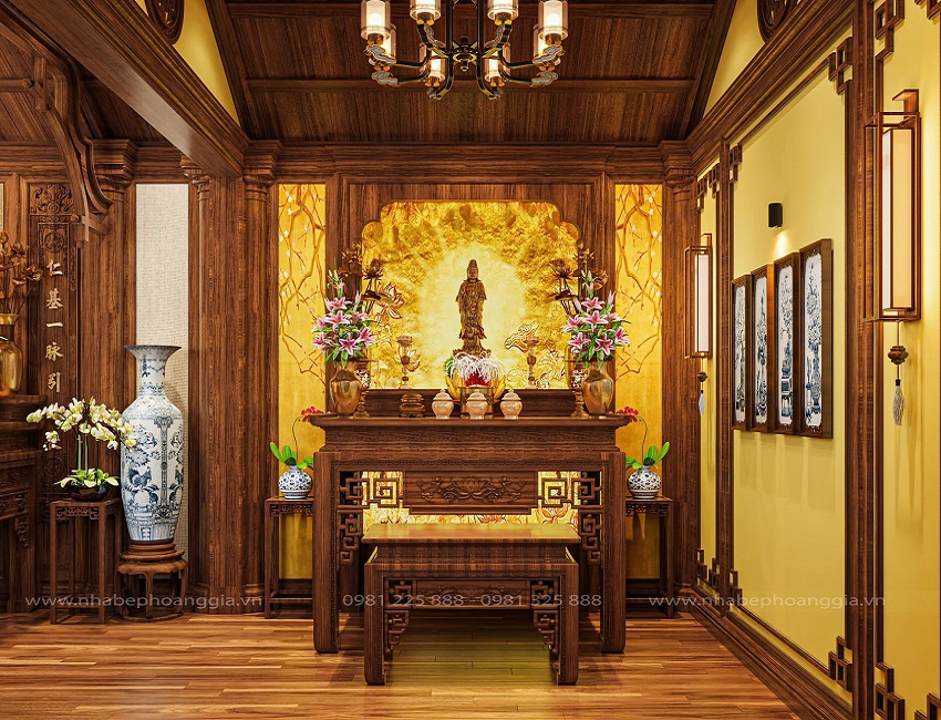 Xác định kiểu dáng của bàn thờ 4 chân đơn giản