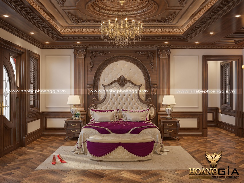 Mẫu phòng ngủ master tân cổ điển xu hướng mới nhất 2025 Luxury