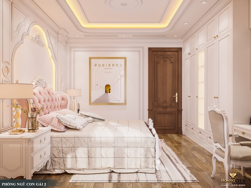 Chọn kiểu dáng cửa phòng ngủ tân cổ điển