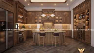 Cập nhật bảng báo giá tủ bếp tân cổ điển 2022