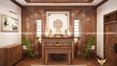 Hướng dẫn cách bố trí phòng thờ nhà ống theo phong thủy
