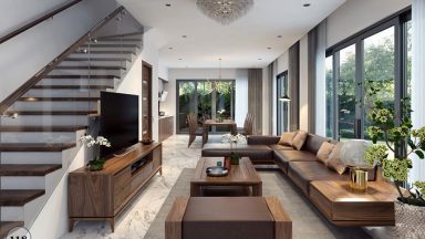 Sang trọng đầy tiện nghi với các mẫu bàn ghế gỗ phong cách hiện đại