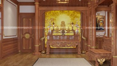 Tham khảo 10 mẫu bàn thờ Phật trang nghiêm chuẩn tâm linh