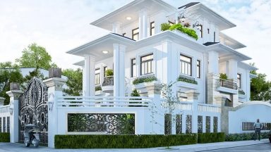 05 mẫu biệt thự tân cổ điển 3 tầng đầy thu hút
