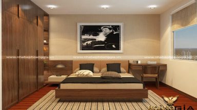 Sang trọng đầy lôi cuốn với các mẫu giường gỗ óc chó đẹp 2022