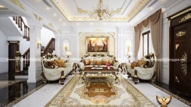 05 mẫu phòng khách đẹp cho biệt thự lâu đài