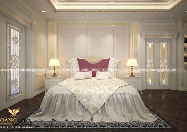 Mẫu thiết kế phòng ngủ cao cấp cho nhà biệt thự