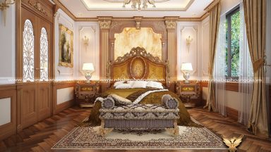 Khám phá 5 mẫu phòng ngủ tân cổ điển gỗ tự nhiên 2025 sang trọng