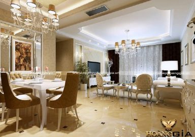 Mẫu thiết kế nội thất cổ điển CD 01