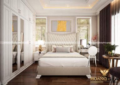 Mẫu nội thất phòng ngủ đẹp với phong cách tân cổ điển TCĐ 34