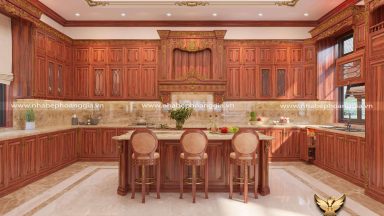 Tổng hợp 10 mẫu tủ bếp đẹp cho biệt thự sang trọng