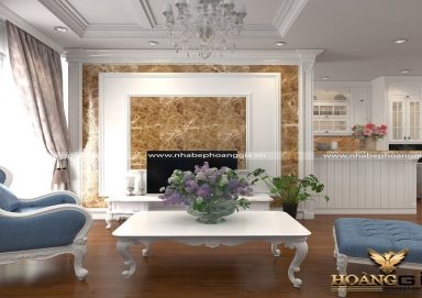 Mẫu thiết kế phòng khách đẹp sang trọng đẳng cấp phong cách tân cổ điển PKTCD10
