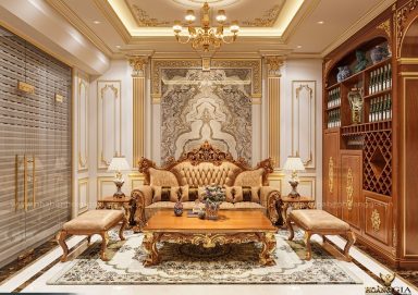 Công trình nội thất tân cổ điển nhà anh Phong (Hạ Long)