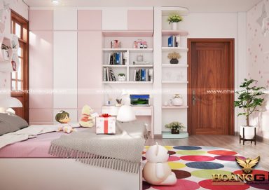 Mẫu thiết kế phòng ngủ con gái hiện đại PNHD 10