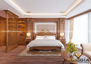 Đẳng cấp với mẫu nội thất phòng ngủ gỗ gõ đỏ cao cấp