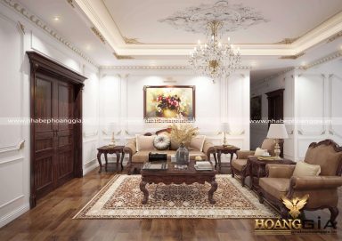 Thiết kế nội thất phòng sinh hoạt chung nhà anh Cảnh
