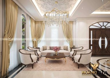 Thiết kế nội thất tân cổ điển Christopher Guy nhà chị Lan Anh
