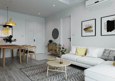 Thiết kế phòng khách ấn tượng cho nhà chung cư
