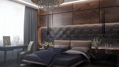 Ý tưởng thiết kế phòng ngủ đẹp với tông màu tối đầy ấn tượng