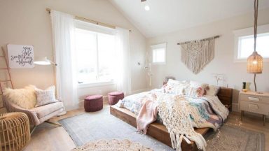 Cách trang trí phòng ngủ phong cách Bohemian đầy phóng khoáng